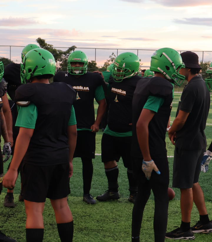 treino full pads